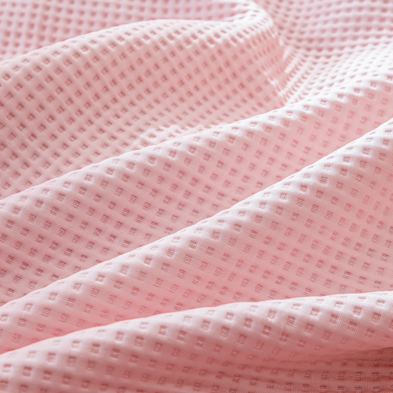 91家纺网 家纺一手货源 找家纺 触手即凉！A类创新科技新款2025双面PE夏凉被恒温凉薄被子 粉色