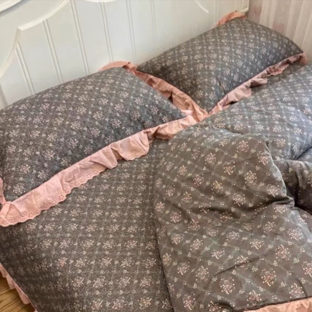 91家纺网 家纺一手货源 找家纺 法式纯棉枕套48x74cm 全棉加厚枕套纯棉枕头套一对装