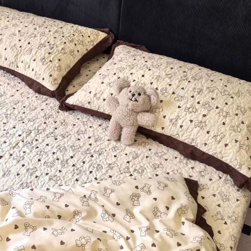 91家纺网 家纺一手货源 找家纺 法式纯棉枕套48x74cm 全棉加厚枕套纯棉枕头套一对装