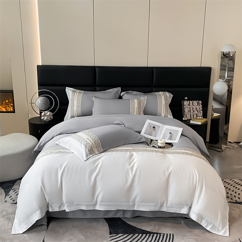 91家纺网 家纺一手货源 找家纺 （总）奥裕2025莱赛尔天丝刺绣款简爱四件套