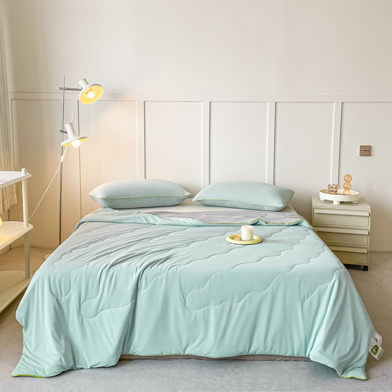 91家纺网 家纺一手货源 找家纺 （总）2024新品天山锦凉感丝夏被空调被夏凉被被子被芯