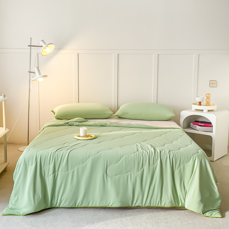 91家纺网 家纺一手货源 找家纺 （总）2024新品天山锦凉感丝夏被空调被夏凉被被子被芯