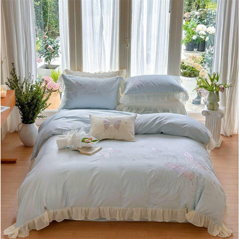 91家纺网 家纺一手货源 找家纺 （总）MIU缪家居2024新款100支全棉四件套-梦月精灵