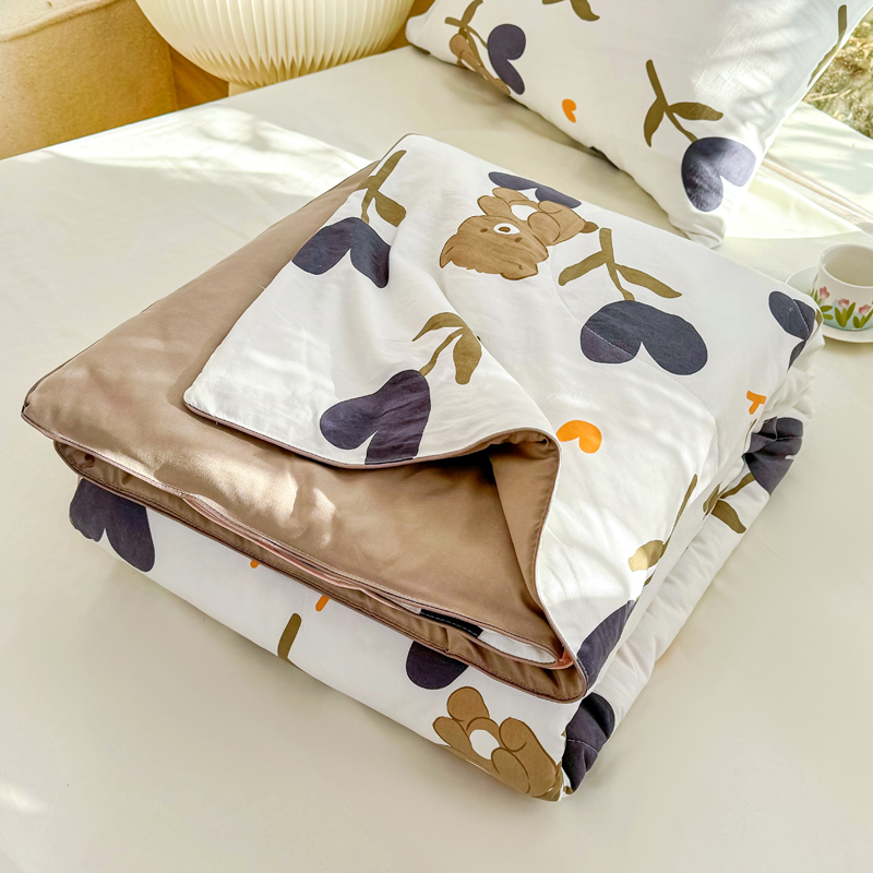 梦恬佳-2024新款A类水洗双层纱夏凉被 告白气球