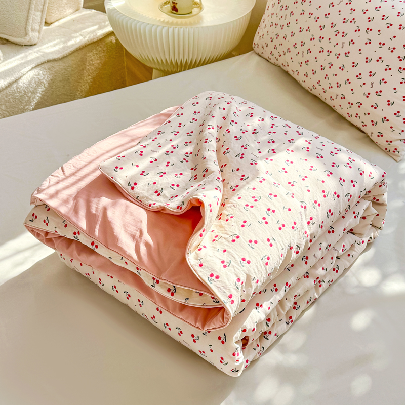 梦恬佳-2024新款A类水洗双层纱夏凉被 遇见