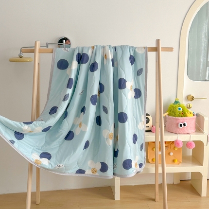 91家纺网 家纺一手货源 找家纺 （总）啊雅家居 2025新款凉感丝夏凉被冰淇淋夏被