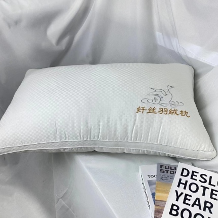 91家纺网 家纺一手货源 找家纺 （总）拾光枕芯 2023新款全棉立体纤维枕芯老鸭天鹅枕头