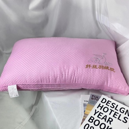 91家纺网 家纺一手货源 找家纺 （总）拾光枕芯 2023新款全棉立体纤维枕芯老鸭天鹅枕头