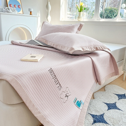 91家纺网 家纺一手货源 找家纺 （总）宜派家纺 2025年夏季新款凉席冰丝席藤席席抗菌席床笠款凉感席童席