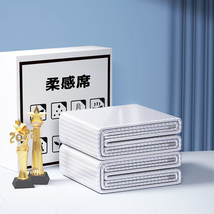 91家纺网 家纺一手货源 找家纺 （总）2024冰丝凉席双面四季正反裸睡两用可水洗机洗折叠三件套学生宿舍普通款