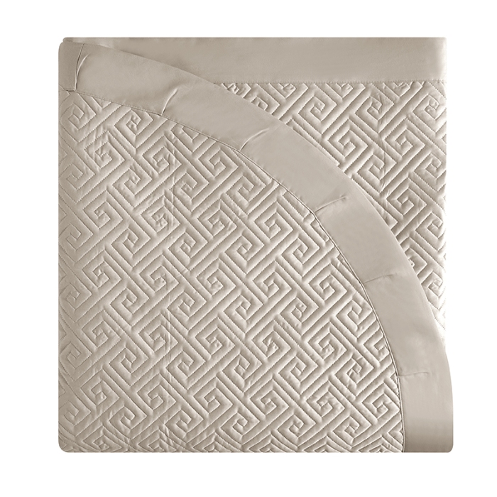 91家纺网 家纺一手货源 找家纺 【2024】50支全棉双面可用床盖三件套可购单件可选直角或者圆角 香槟