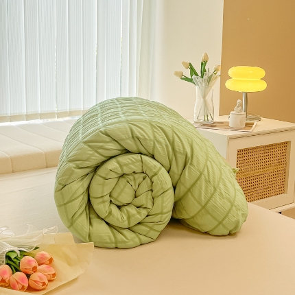 91家纺网 家纺一手货源 找家纺 （总）简宜家居 2025新款空气泡泡纱夏被春秋被冬被被子被芯