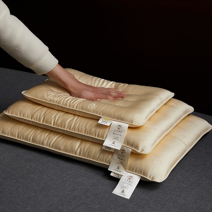 （总）乐可 2024新款豆眠奢柔低平枕 枕头枕芯