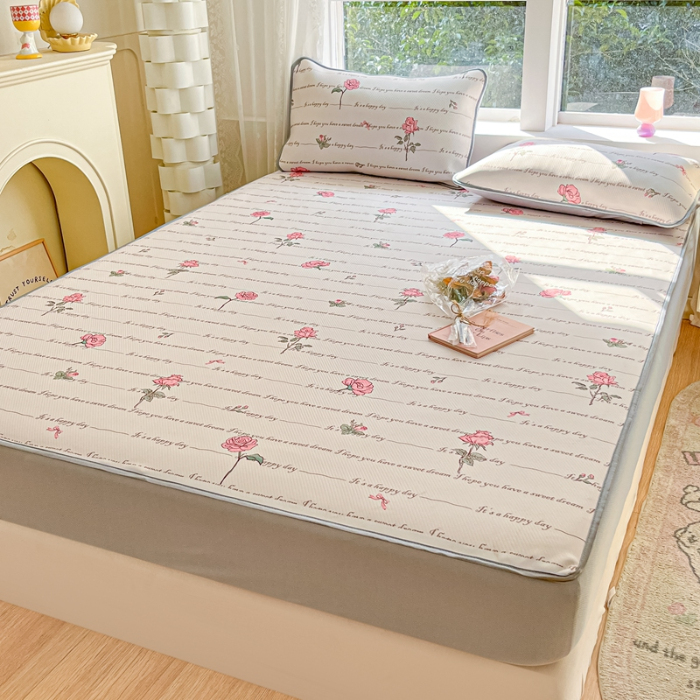 91家纺网 家纺一手货源 找家纺 （总）星座 2025大斜纹复合冰丝凉席床笠款