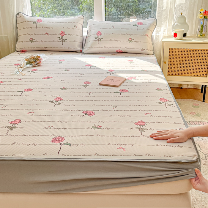 91家纺网 家纺一手货源 找家纺 （总）星座 2025大斜纹复合冰丝凉席床笠款