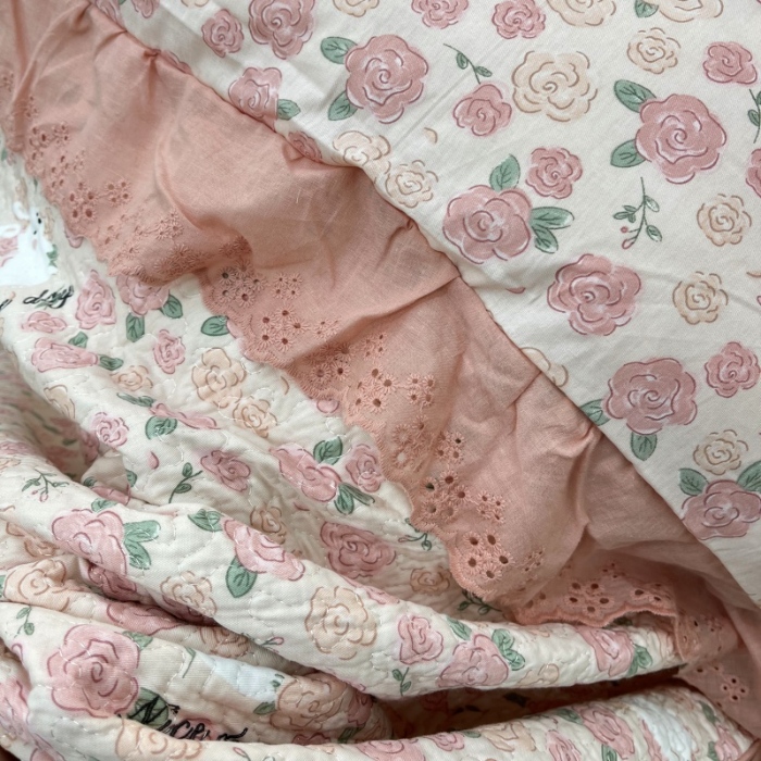 91家纺网 家纺一手货源 找家纺 暖居 2024新款被套床盖四件套 美丽故事