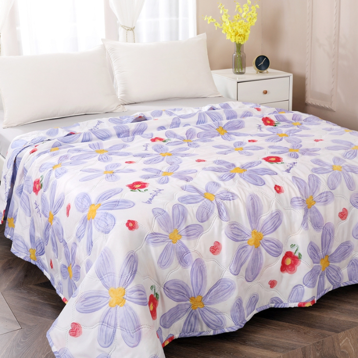 91家纺网 家纺一手货源 找家纺 （总）太阳树家纺 2025钻石绒便宜夏被夏凉被空调被超声波压花礼品直播供应链引流爆款