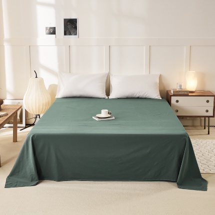 91家纺网 家纺一手货源 找家纺 （总）凡客 2024新款全棉色织水洗棉床单学生宿舍