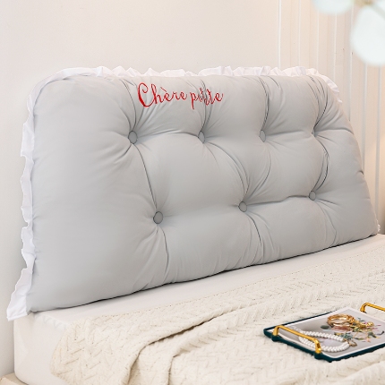 91家纺网 家纺一手货源 找家纺 （总）碧尔家居 2025新款韩版花边刺绣大靠背