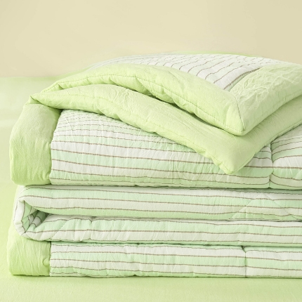 91家纺网 家纺一手货源 找家纺 恋人优选 新款全棉水洗棉夏被薄被子纯棉夏凉被四件套被芯空调被