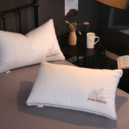 91家纺网 家纺一手货源 找家纺 （总）纤丝羽丝绒枕芯 高弹枕头 老鸭枕芯