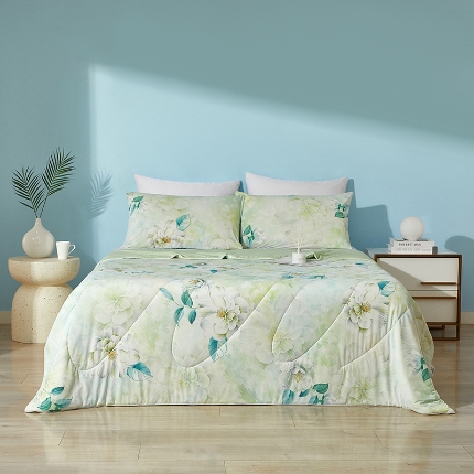 91家纺网 家纺一手货源 找家纺 （总）锦氨科技凉感夏被 数码印花夏被 空调被夏凉被加凉感助剂