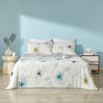 91家纺网 家纺一手货源 找家纺 （总）锦氨科技凉感夏被 数码印花夏被 空调被夏凉被加凉感助剂