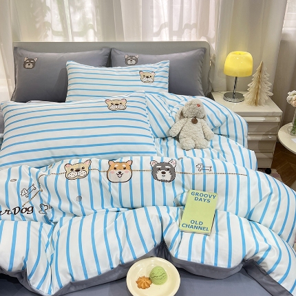 91家纺网 家纺一手货源 找家纺 （总）新23 经年2025年 水洗真丝四件套 好伙伴系列