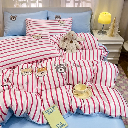 91家纺网 家纺一手货源 找家纺 （总）新23 经年2025年 水洗真丝四件套 好伙伴系列