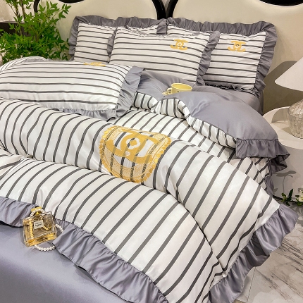 91家纺网 家纺一手货源 找家纺 （总）新21 经年2025年 水洗真丝韩版四件套浅夏系列