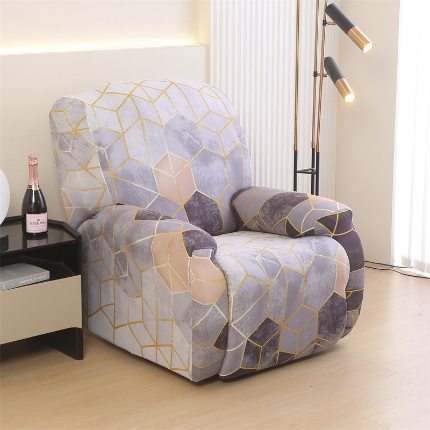 91家纺网 家纺一手货源 找家纺 雅竹家纺 2024新款牛奶丝印花芝华士沙发套 泼墨