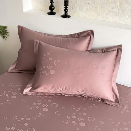 91家纺网 家纺一手货源 找家纺 （总）2025品乐100支长绒棉高档全棉提花枕套一对装