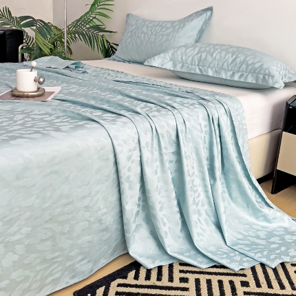 91家纺网 家纺一手货源 找家纺 （总）2025品乐100支长绒棉提花纯色床单