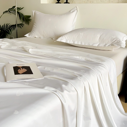 91家纺网 家纺一手货源 找家纺 （总）2025品乐100支长绒棉提花纯色床单