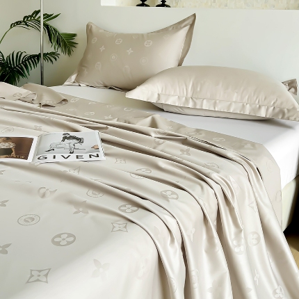 91家纺网 家纺一手货源 找家纺 （总）2025品乐100支长绒棉提花纯色床单