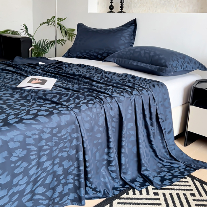 91家纺网 家纺一手货源 找家纺 （总）2025品乐100支长绒棉提花纯色床单