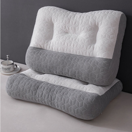 91家纺网 家纺一手货源 找家纺 （总）新款乳胶按摩反牵引枕 乳胶按摩反牵引枕