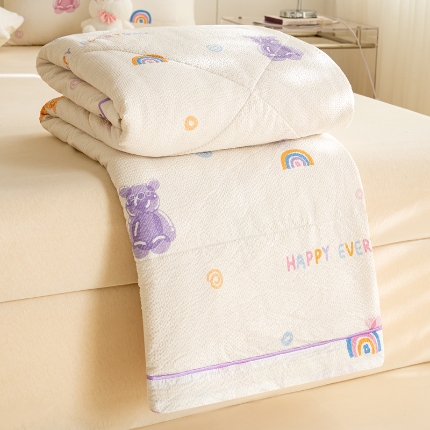 91家纺网 家纺一手货源 找家纺 （总）壹张床 2025新款提花泡泡棉夏被夏凉被空调被