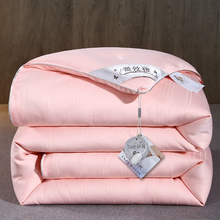 91家纺网 家纺一手货源 找家纺 恒鑫家纺 2025新款蚕丝被 玉色