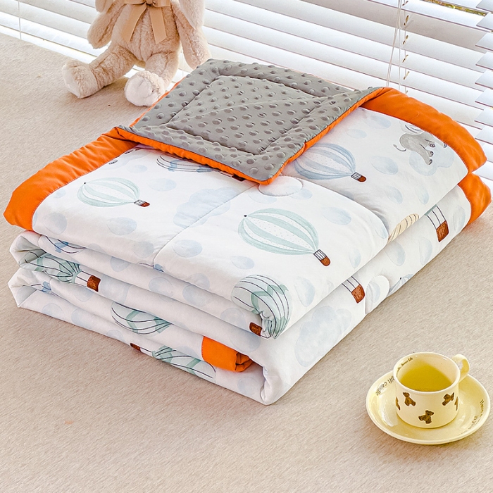 91家纺网 家纺一手货源 找家纺 （总）【苏东来】2024印花凉感丝冰豆豆被夏被被子夏凉被空调被凉豆豆被小竺棉泡泡棉双层纱夏被