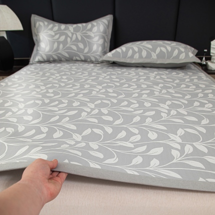 91家纺网 家纺一手货源 找家纺 （总）昊川家纺 2025新款A类提花真冷感PE凉豆豆古法汉方养生凉席