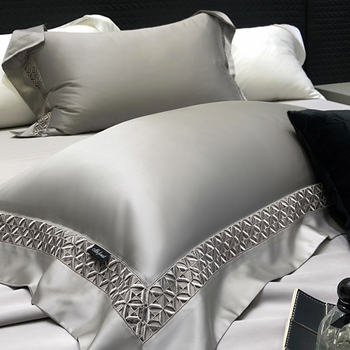 91家纺网 家纺一手货源 找家纺 （总）黑白森林2024款 100S支天丝棉镂空夏被天丝全棉夏凉被空调被