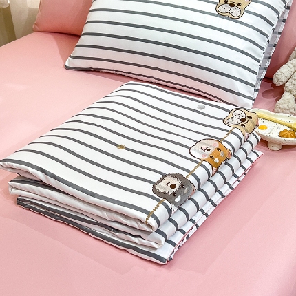 91家纺网 家纺一手货源 找家纺 （总）新24 经年2025年 水洗真丝夏被四件套直播爆款 好伙伴系列