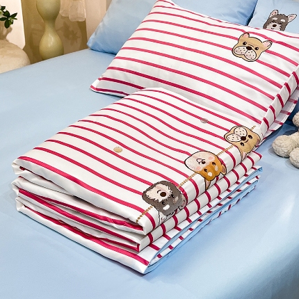 91家纺网 家纺一手货源 找家纺 （总）新24 经年2025年 水洗真丝夏被四件套直播爆款 好伙伴系列