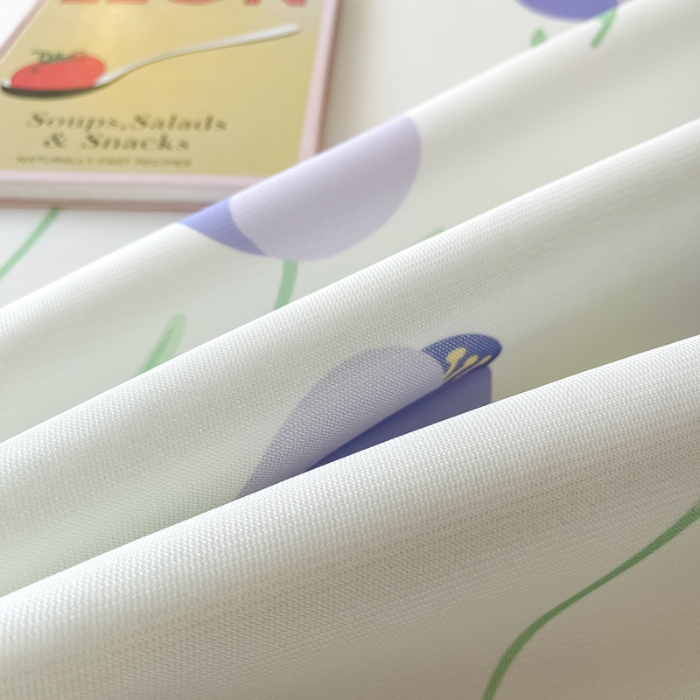 91家纺网 家纺一手货源 找家纺 九花鹿 2024新款A类碳光冰丝凉席三件套四件套紫色小花