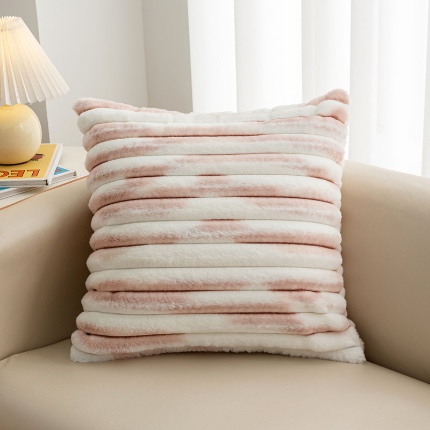 91家纺网 家纺一手货源 找家纺 （总）外贸出口单面仿兔毛绒抱枕