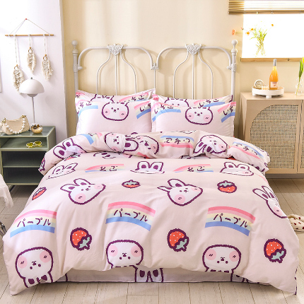 91家纺网 家纺一手货源 找家纺 （总）名优家纺 2024新款13070套件系列 全棉印花四件套