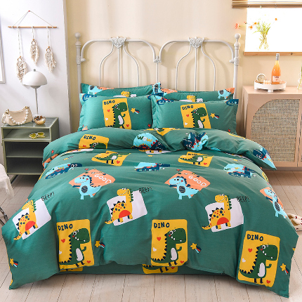 91家纺网 家纺一手货源 找家纺 （总）名优家纺 2024新款13070套件系列 全棉印花四件套