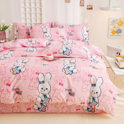 91家纺网 家纺一手货源 找家纺 （总）名优家纺 2024新款13070套件系列 全棉印花四件套