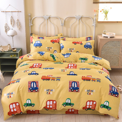 91家纺网 家纺一手货源 找家纺 （总）名优家纺 2024新款13070套件系列 全棉印花四件套